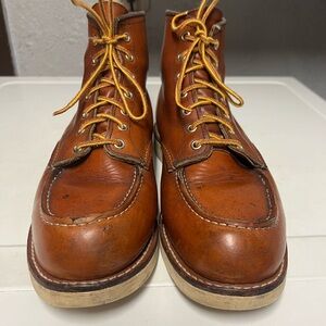 Red Wing Heritage 6" Moc-Toe Boot # 875 Made in USA Oro Legacy. Factory Seconds!